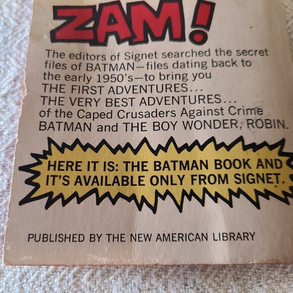VINTAGE 1966 COMIC PAPERBACK BOOK BATMAN -A Signet Book Original - Picture 8 of 13